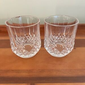 Longchamp Cristal D’Arques Durand Double Old Fashioned glasses set of 2